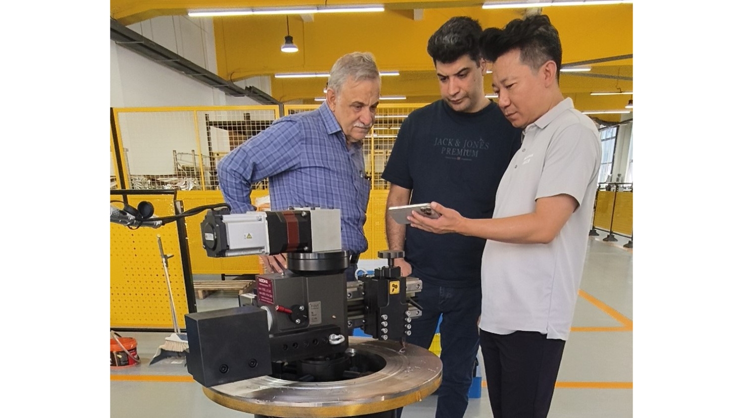 équipement de dressage de brides sur site