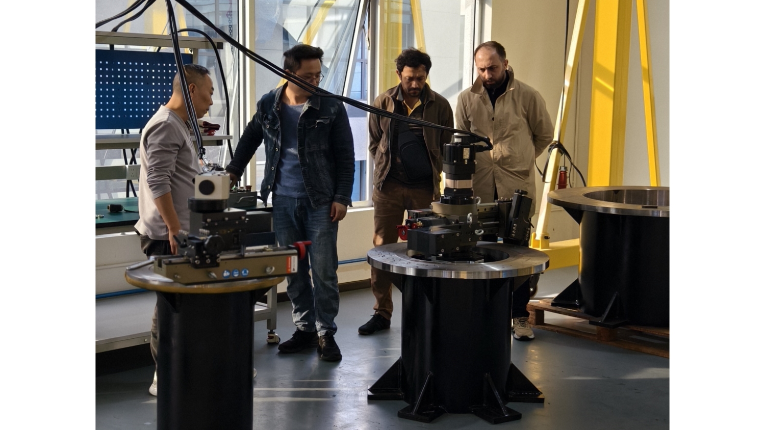 machine à dresser les brides de 3 mètres