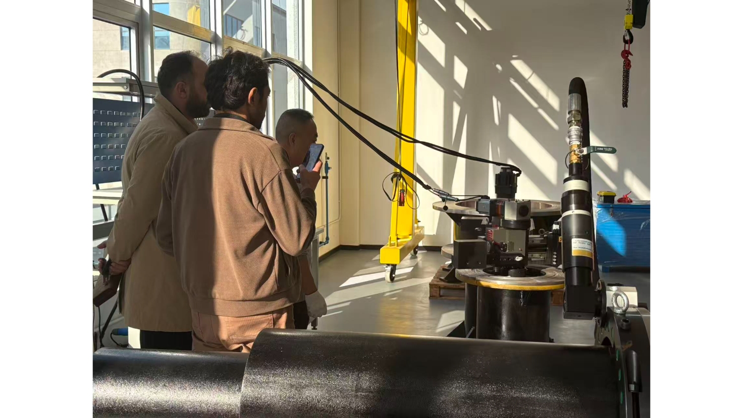 machine à dresser les brides de 3 mètres