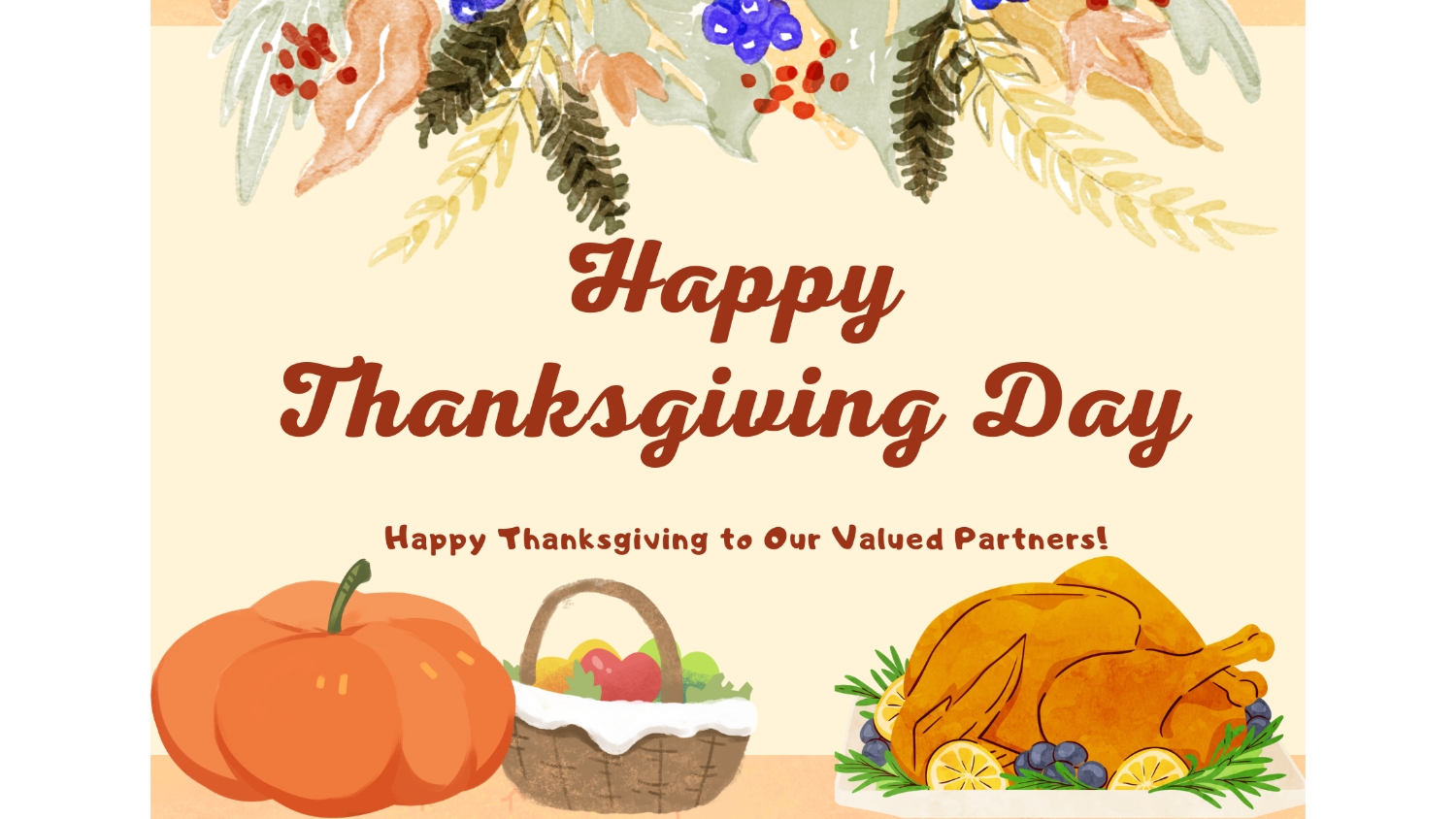 Bonne fête de Thanksgiving