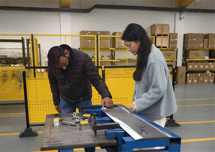 Visite d'un nouveau client&nbsp;: Client originaire d'Inde